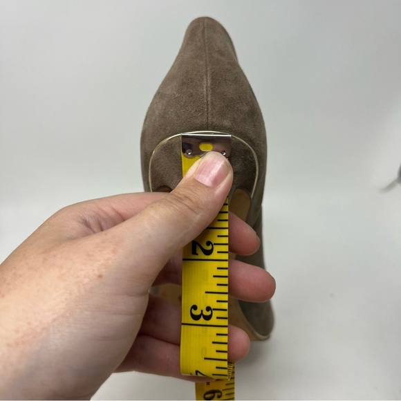Coach Adriana Peep Toe Suede Heel Size 8 B - Picture 13 of 13